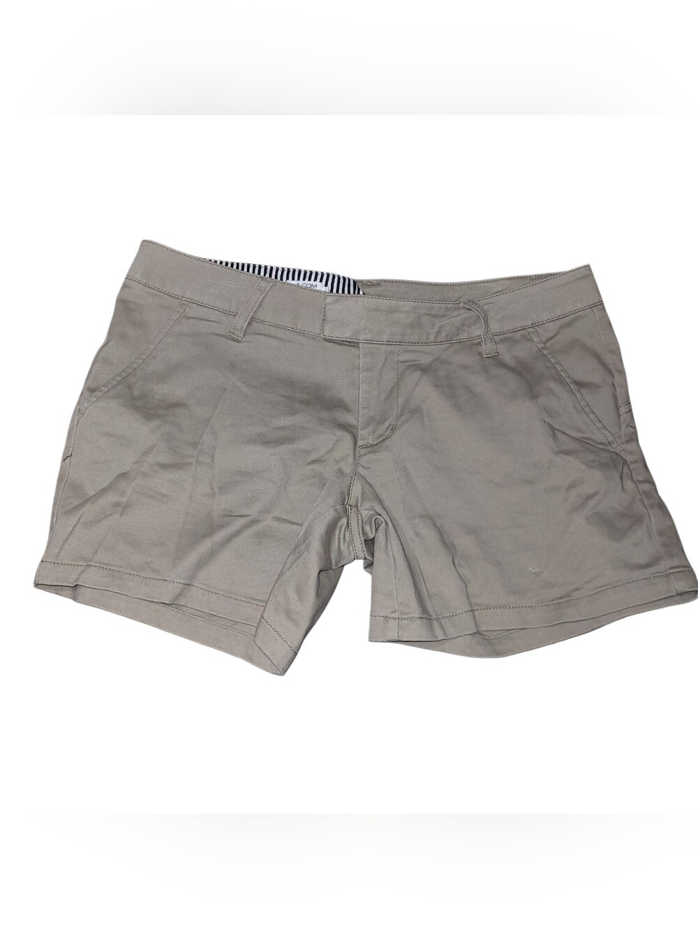 Volcom Beige Frochickie 5" Low Rise Chino Cotton Stretch Shorts Size 3